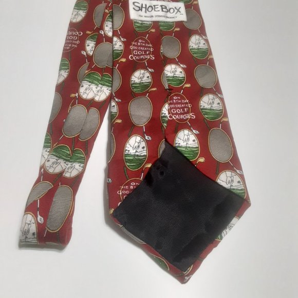 Shoebox Neck Tie Golf Courses - Picture 4 of 4